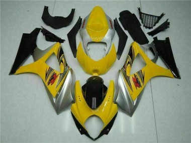 Amarelo Abs Kit Carenagem & Plásticos Moto GSXR 1000 K7 2007-2008