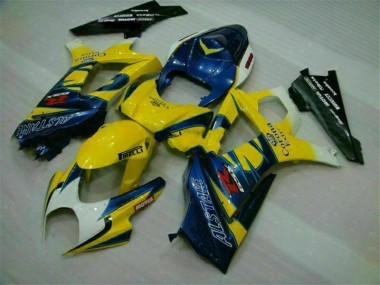 Amarelo Abs Kits Completos Carenagem Moto GSXR 1000 K7 2007-2008