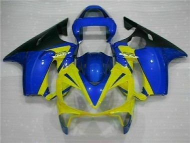 Amarelo Azul Carenagem Moto CBR 600 F4i 2001-2003