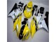 Amarelo Branco Preto Moto Plástico R6 2006-2007