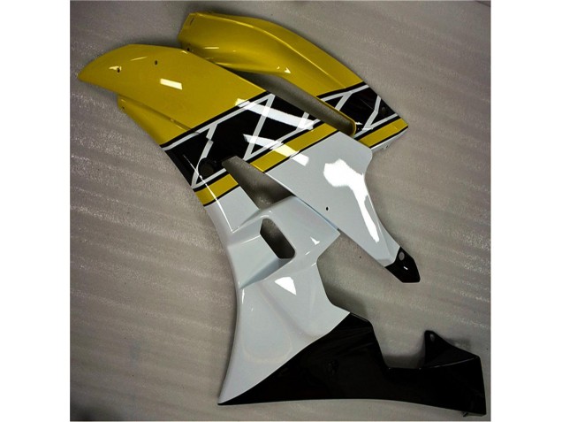 Amarelo Branco Preto Moto Plástico R6 2006-2007