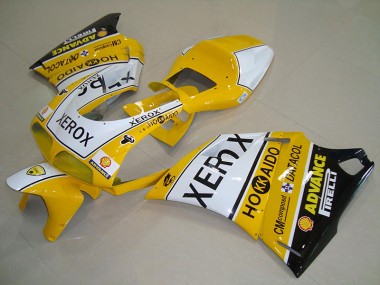 Amarelo Branco Xerox Kit Carenagem Moto Ducati 748 916 996 996S 1993-2005