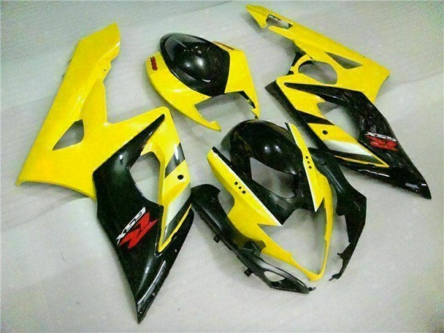 Amarelo Preto Carroçaria Moto GSXR 1000 K5 2005-2006