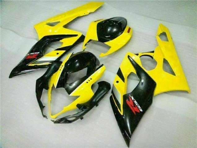 Amarelo Preto Carroçaria Moto GSXR 1000 K5 2005-2006