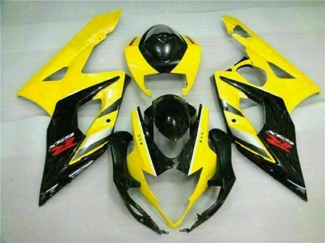 Amarelo Preto Carroçaria Moto GSXR 1000 K5 2005-2006