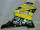 Amarelo Preto Castrol Cycle World Carenagem Moto CBR 600 F4i 2001-2003