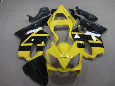 Amarelo Preto Kits Completo Carenagem Moto CBR 600 F4i 2001-2003