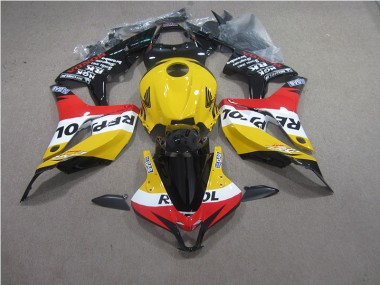 Amarelo Repsol Carenagem Moto CBR 1000RR 2004-2005