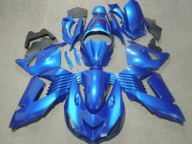 Azul Abs Kit Completos Carenagem Moto ZX14R ZZR 1400 2006-2011