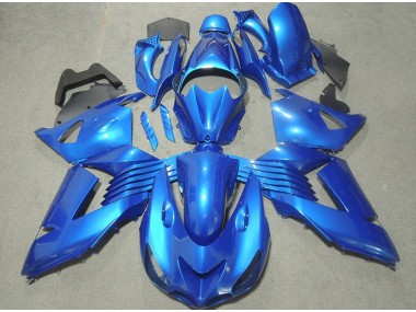 Azul Abs Kit Completos Carenagem Moto ZX14R ZZR 1400 2006-2011