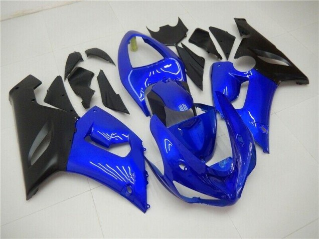 Azul Abs Kits Carenagem Moto ZX6R 2005-2006