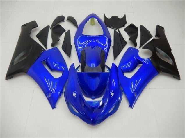 Azul Abs Kits Carenagem Moto ZX6R 2005-2006