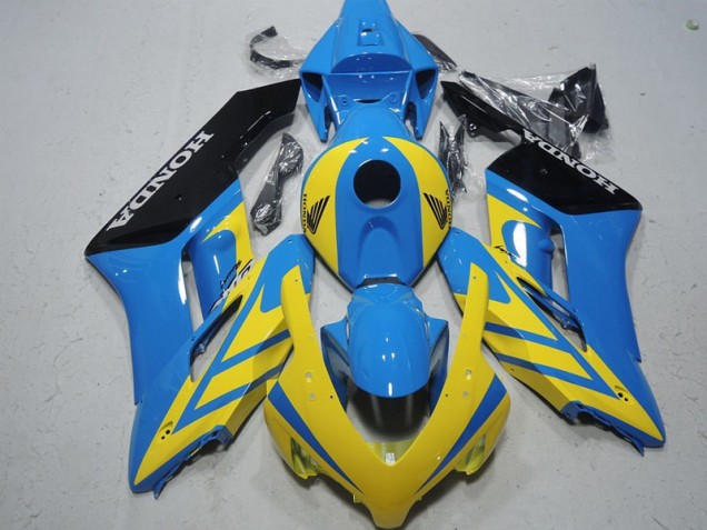 Azul Amarelo Carenagem Moto CBR 1000RR 2004-2005