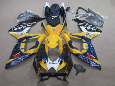 Azul Amarelo Corona Extra Carenagem Moto GSXR 600 K8 2008-2010