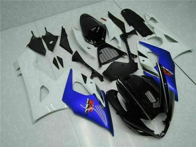 Azul Branco Abs Kits Completos Carenagem Moto GSXR 1000 K5 2005-2006