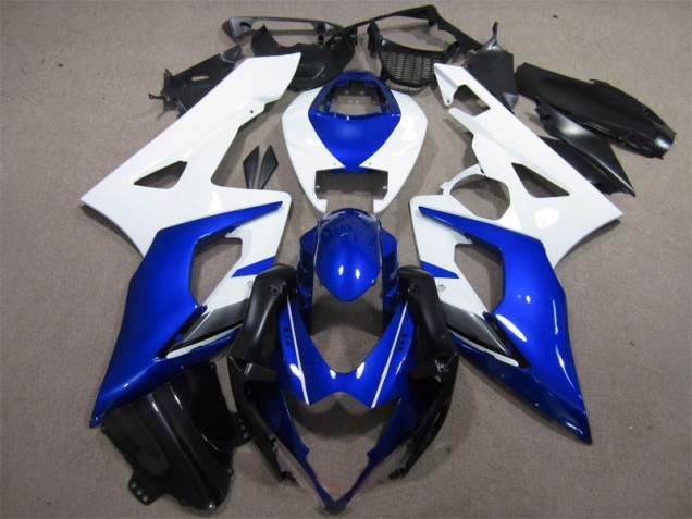 Azul Branco Carenagem Moto GSXR 1000 K5 2005-2006