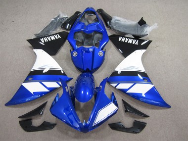 Azul Branco Carenagem Moto ZX14R ZZR 1400 2006-2011