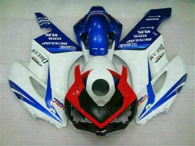 Azul Branco Kit Completo Carenagem Moto CBR 1000RR 2004-2005