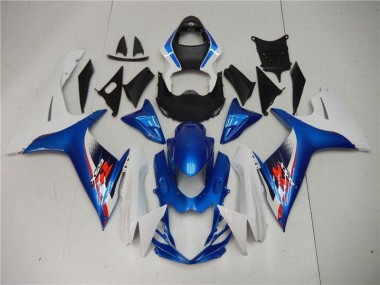 Azul Branco Moto Plásticos GSXR 600 / 750 K11 2011-2021