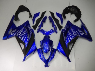 Azul Branco Preto Carenagem Moto EX300 2013-2016