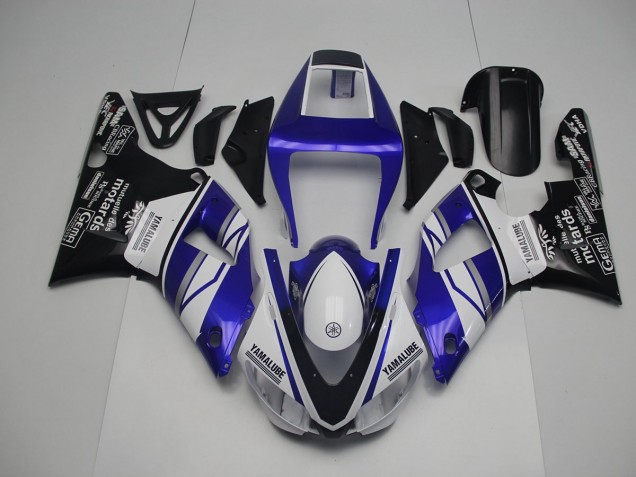 Azul Branco Preto Carenagem Moto R1 1998-1999