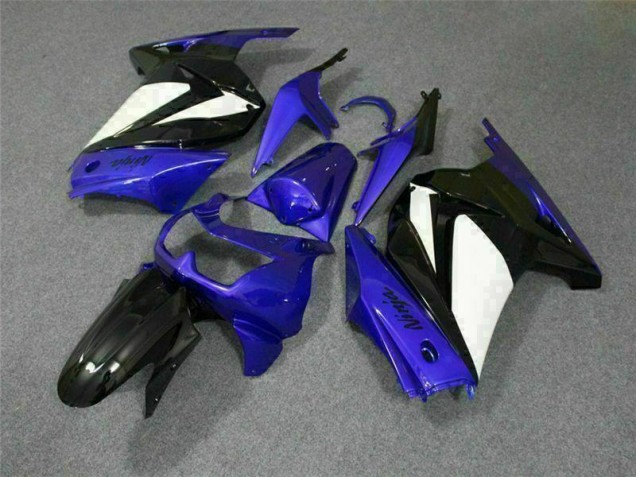 Azul Branco Preto Ninja Abs Moto Plástico EX250 2008-2012