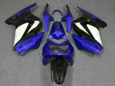 Azul Branco Preto Ninja Abs Moto Plástico EX250 2008-2012