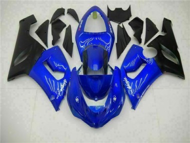 Azul Carroçaria Moto ZX6R 2005-2006