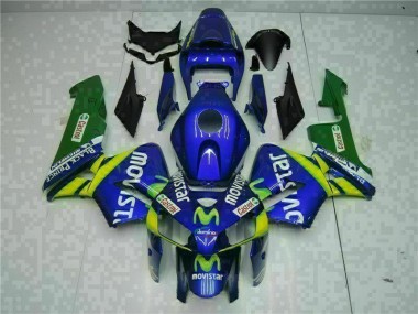 Azul Kit Carenagem Moto CBR 600RR 2005-2006