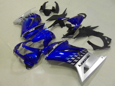 Azul Kit Carenagem Moto ZX 250R 2008-2012