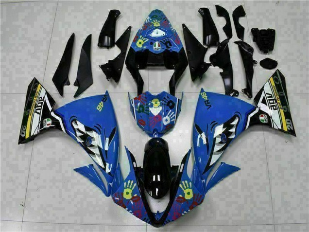 Azul Kits Carenagem Moto R1 2009-2011