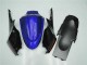 Azul Preto Abs Motocicleta Plásticos GSXR 1000 K5 2005-2006