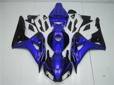 Azul Preto Carenagem Moto CBR 1000RR 2006-2007