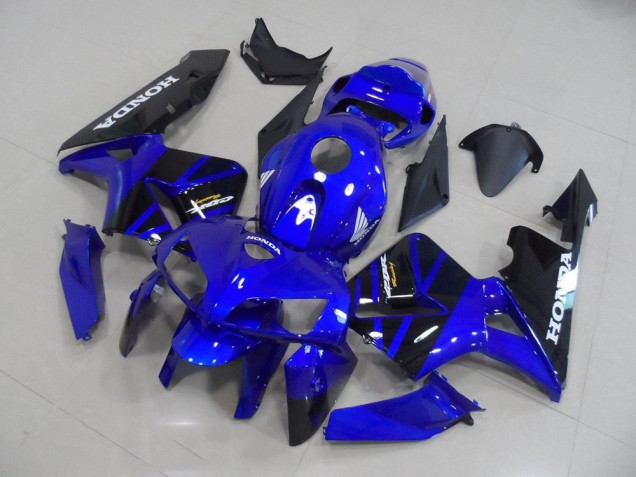 Azul Preto Carenagem Moto CBR 600RR 2005-2006