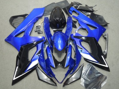 Azul Preto Carenagem Moto GSXR 1000 K5 2005-2006