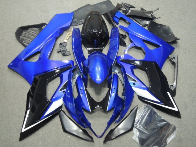 Azul Preto Carenagem Moto GSXR 1000 K5 2005-2006