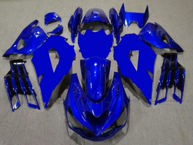 Azul Preto Carenagem Moto ZX14R ZZR 1400 2012-2021