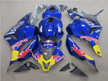 Azul Red Bull Kit Carenagem Moto CBR 600RR 2009-2012