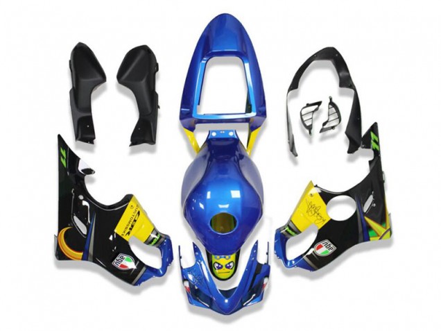 Azul Tubarão Carenagem Moto CBR 1000RR 2004-2005