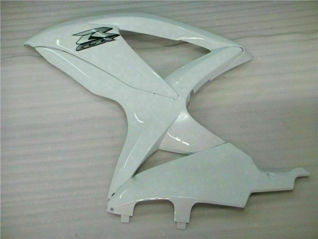 Branco Abs Kits Completos Carenagem Moto GSXR 600 / 750 K8 2008-2010