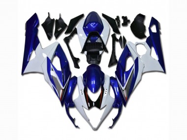 Branco Azul Carenagem Moto GSXR 1000 K5 2005-2006