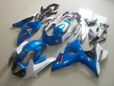 Branco Azul Carenagem Moto GSXR 1000 K9 2009-2016