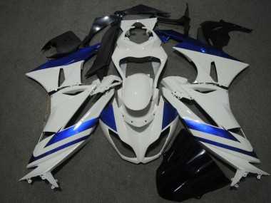 Branco Azul Carenagem Moto ZX6R 2009-2012