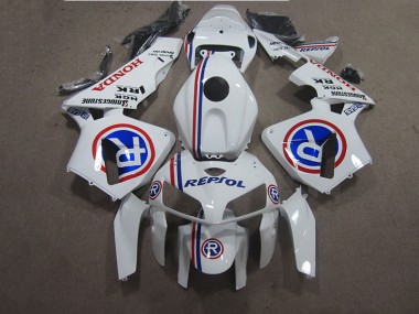 Branco Azul Repsol Carenagem Moto CBR 600RR 2005-2006