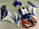 Branco Azul Vermelho Carenagem Moto CBR 1000RR 2004-2005