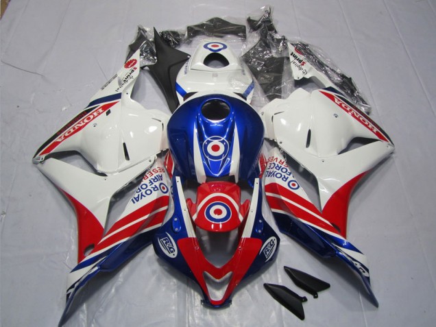 Branco Azul Vermelho Moto Plástico CBR 600RR 2009-2012