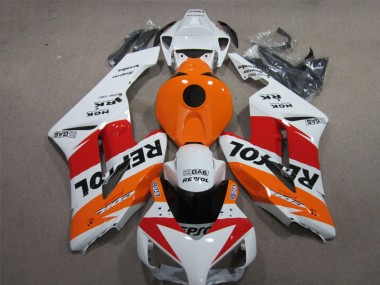 Branco Laranja Repsol Carenagem Moto CBR 1000RR 2004-2005