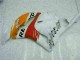 Branco Laranja Repsol Carenagem Moto CBR 600RR 2009-2012