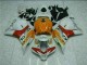 Branco Laranja Repsol Carenagem Moto CBR 600RR 2009-2012