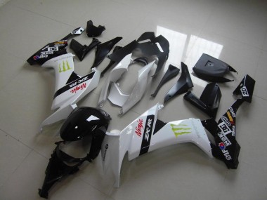 Branco Monster Carenagem Moto ZX10R 2008-2010